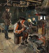 Akseli Gallen-Kallela Akseli Rustic Life oil painting artist